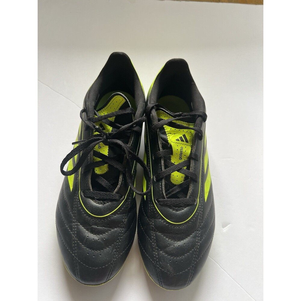 Adidas Goletto JH6646 Youth Soccer Cleats Size 6 Green/Yellow Neon